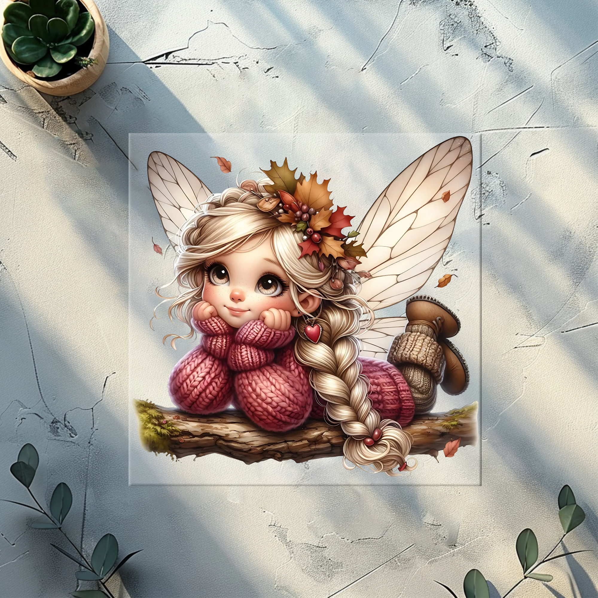 Lagerware Bügelbild Herbsttraum- HT