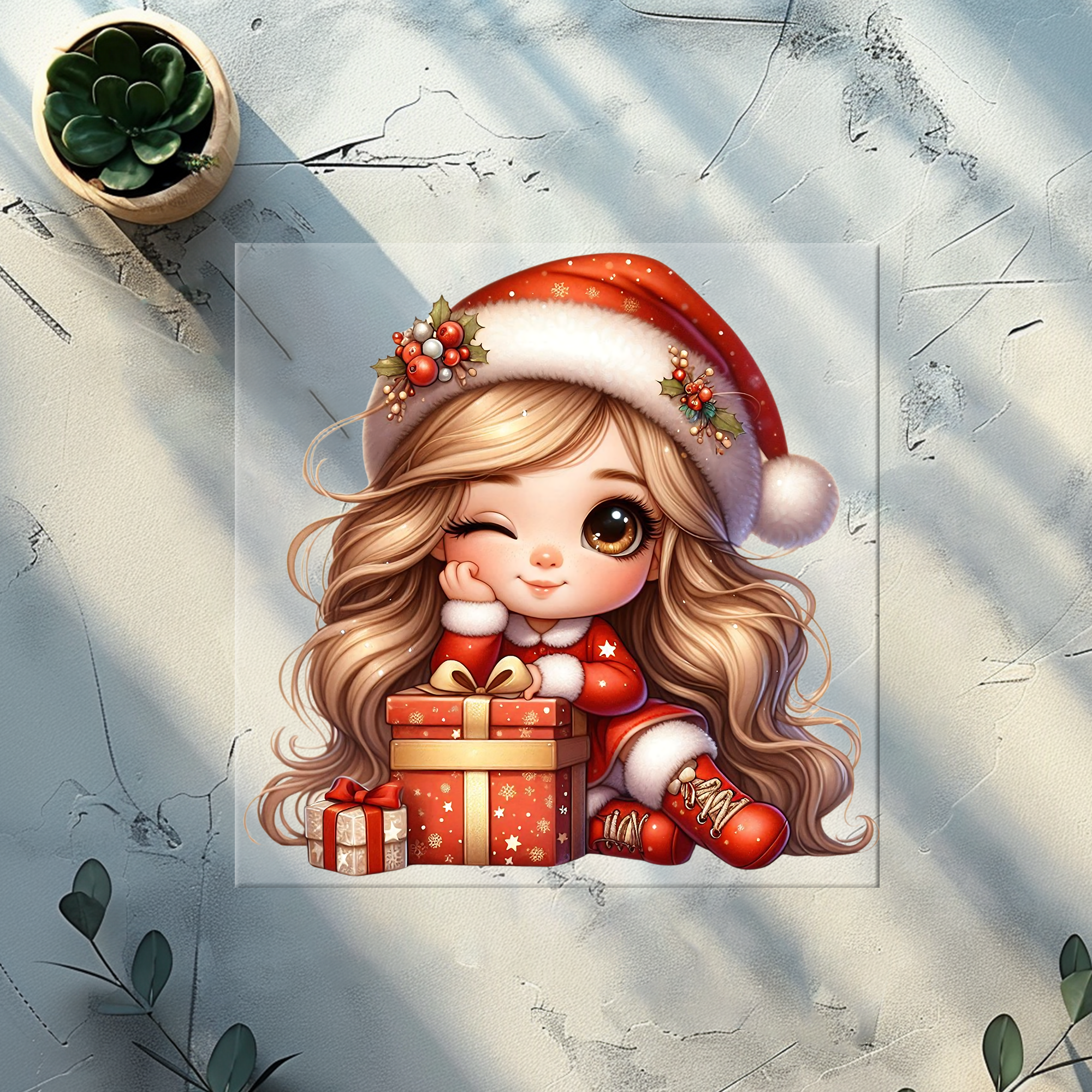 Bügelbild Santa Baby - SB
