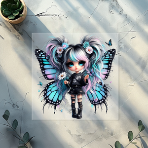 Bügelbild Butterfly Girl - BG 1