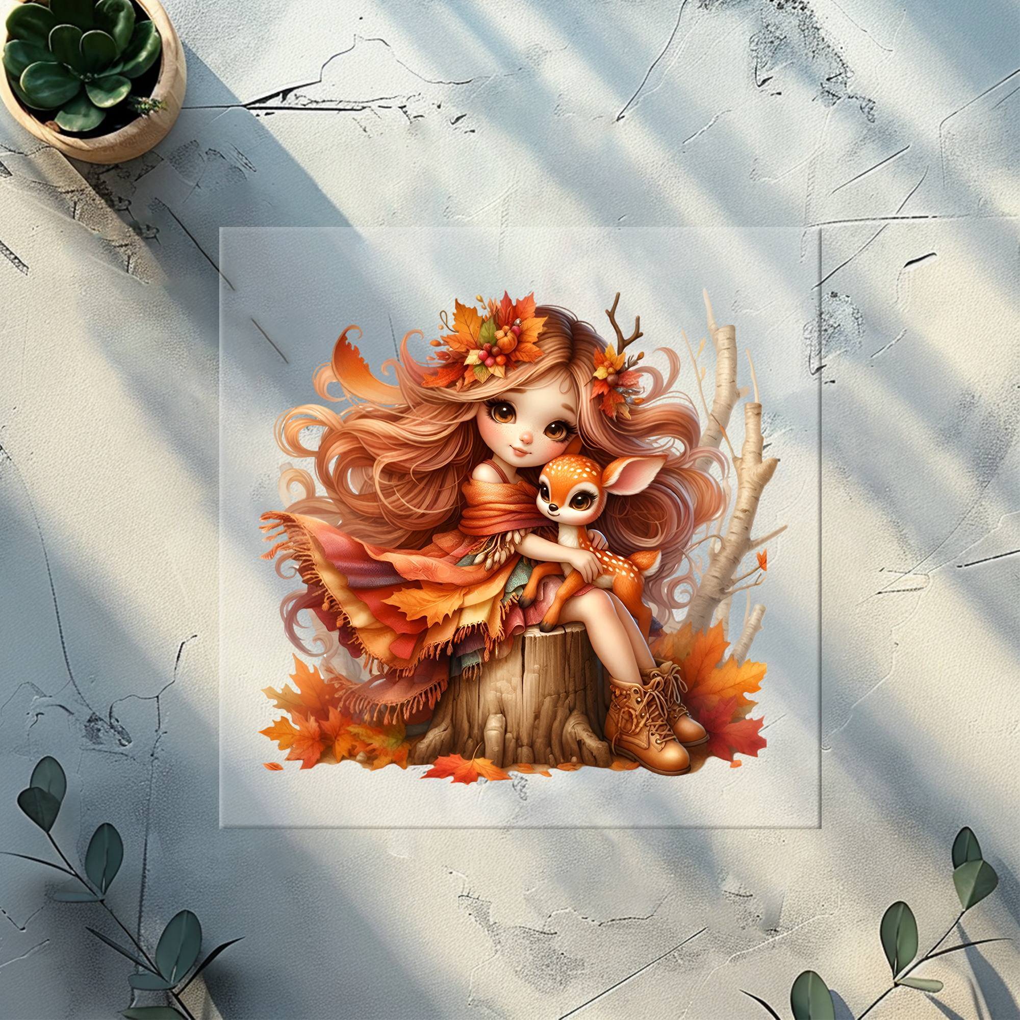 Bügelbild Fall Girl - FG 1
