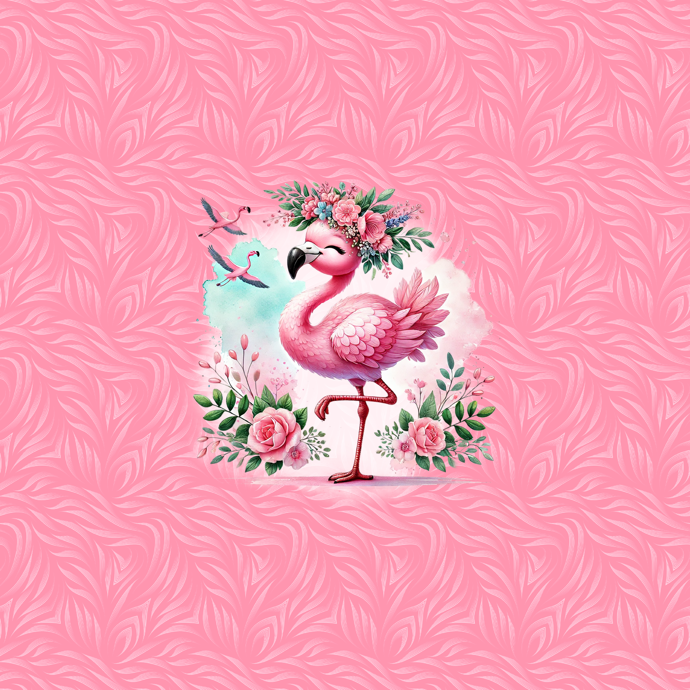 Vorbestellung Flamingoliebe Panel *Jersey*