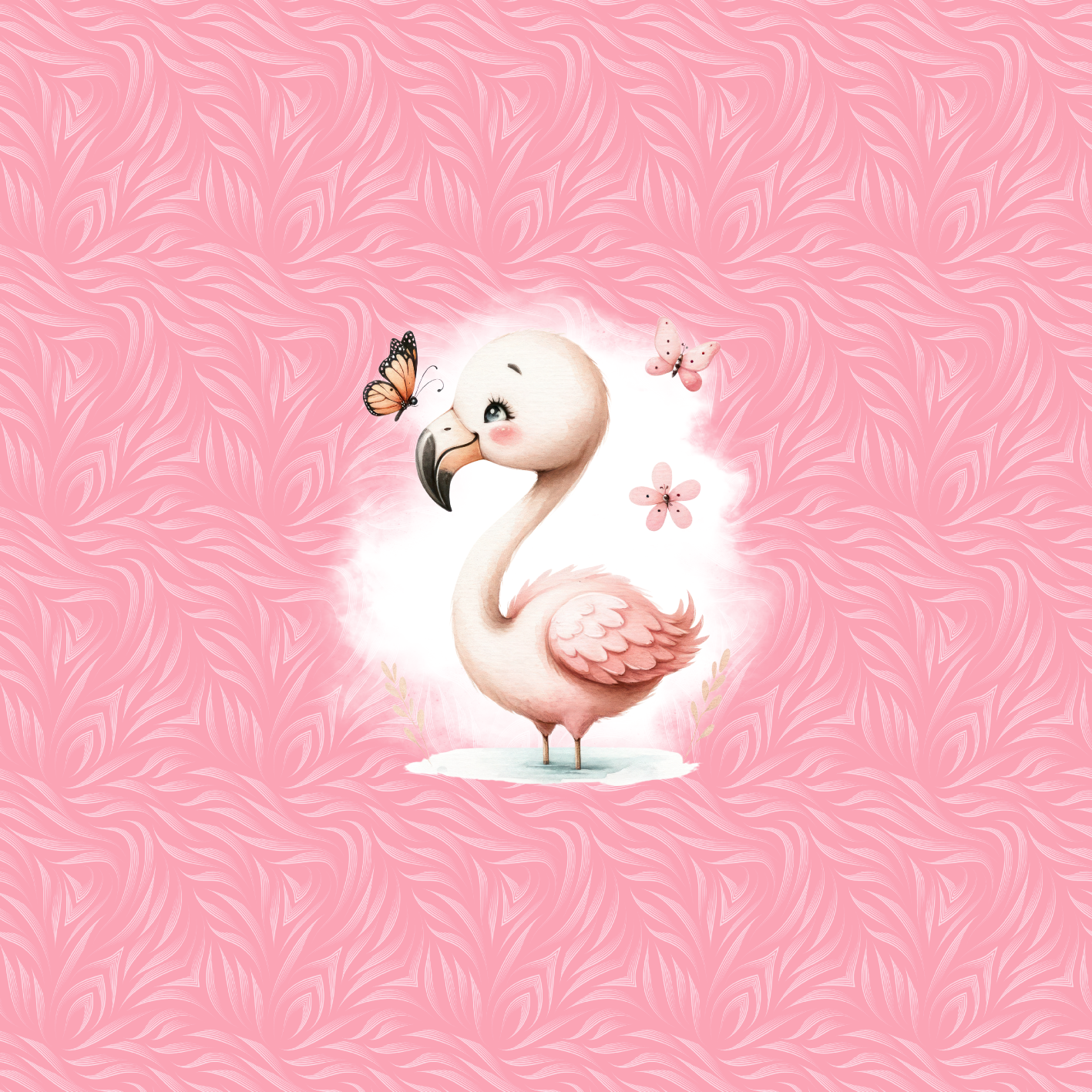 Flamingoliebe Panel *Jersey*