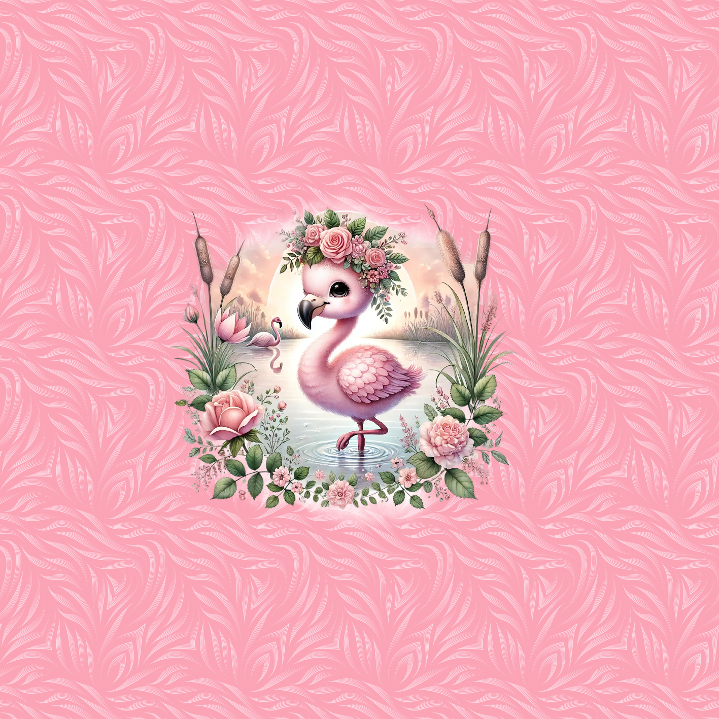 Vorbestellung Flamingoliebe Panel *Jersey*