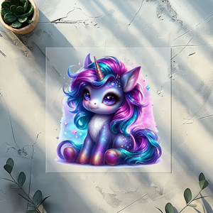 Bügelbild Galaxie Unicorn - GU 6