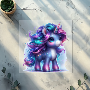 Bügelbild Galaxie Unicorn - GU 8