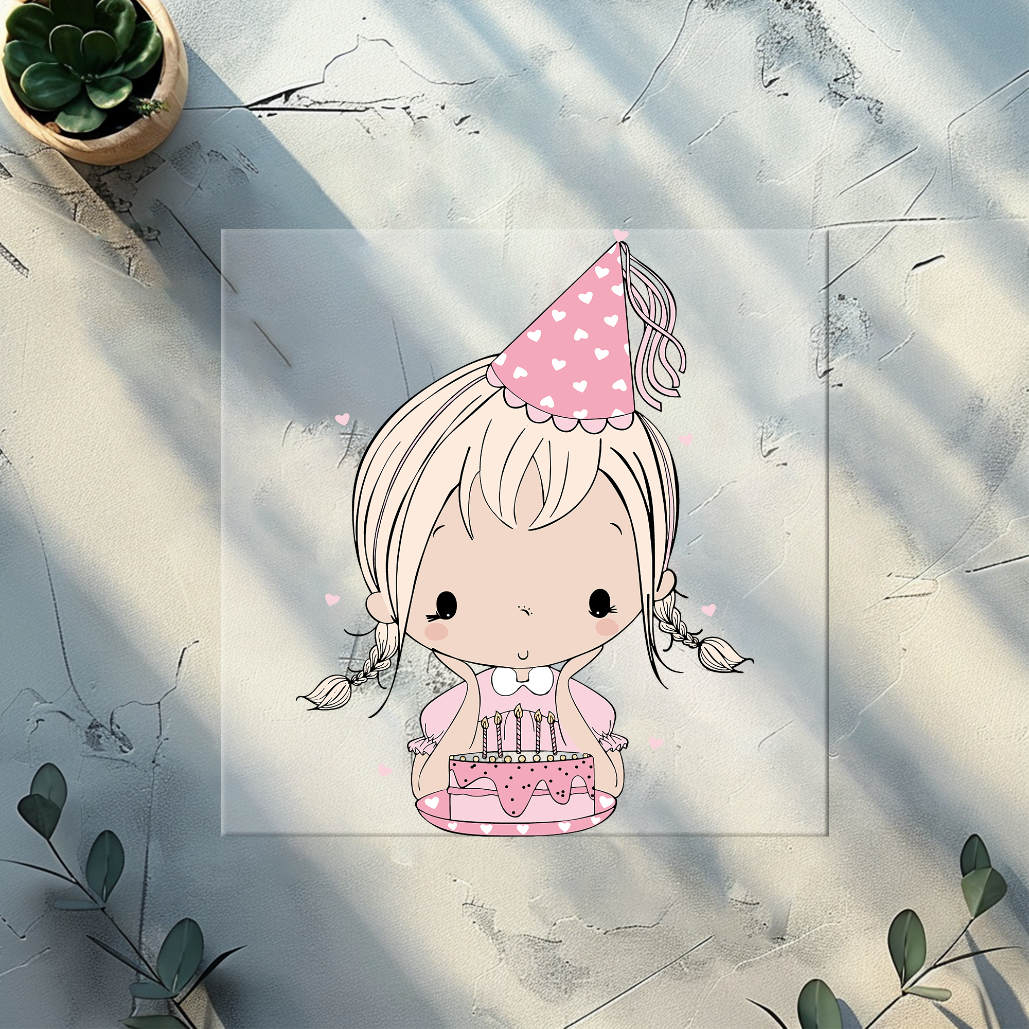 Bügelbild Birthday Girl - BG 3