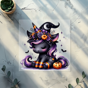 Bügelbild Black Halloween- BW 2