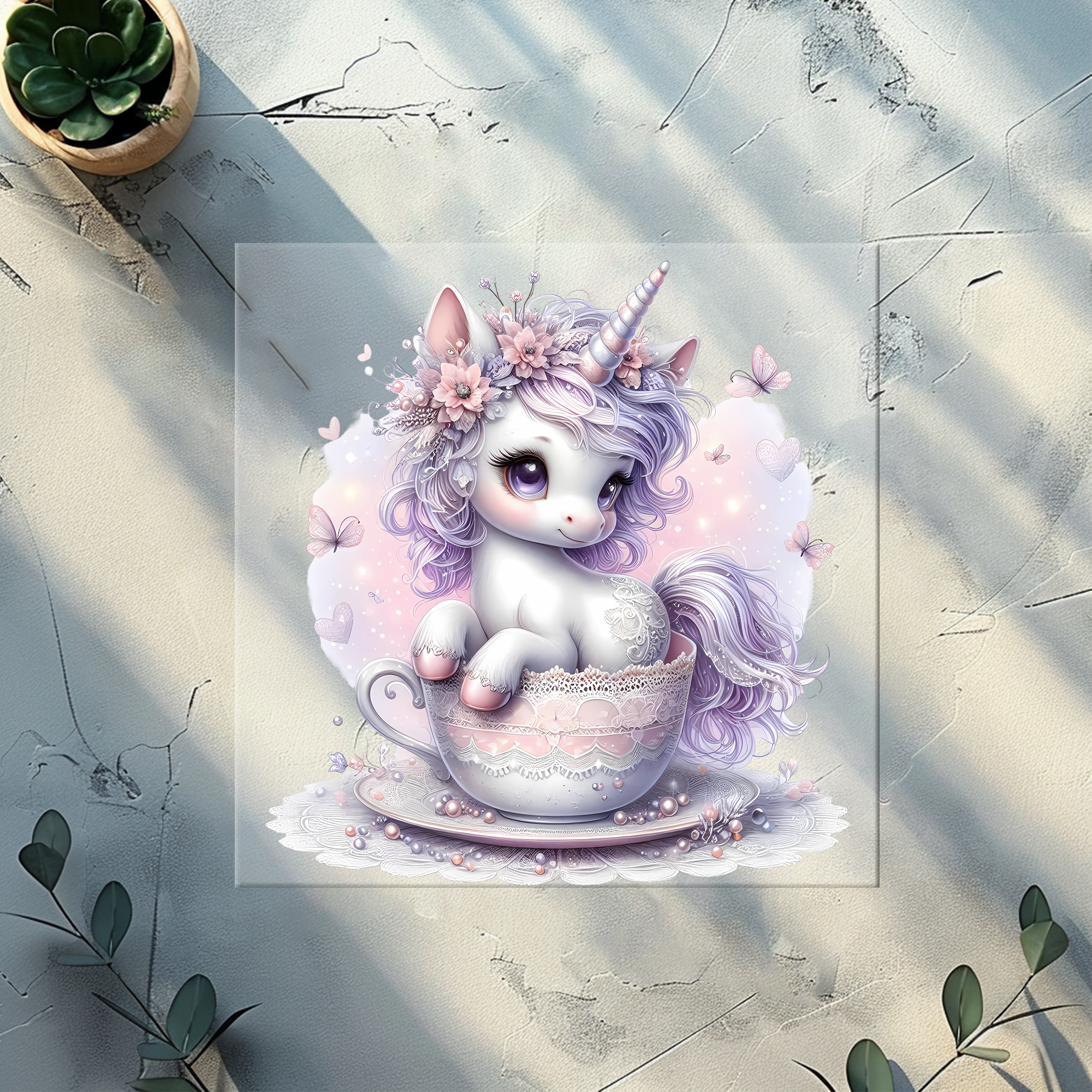 Bügelbild Lace Unicorn - LU 3