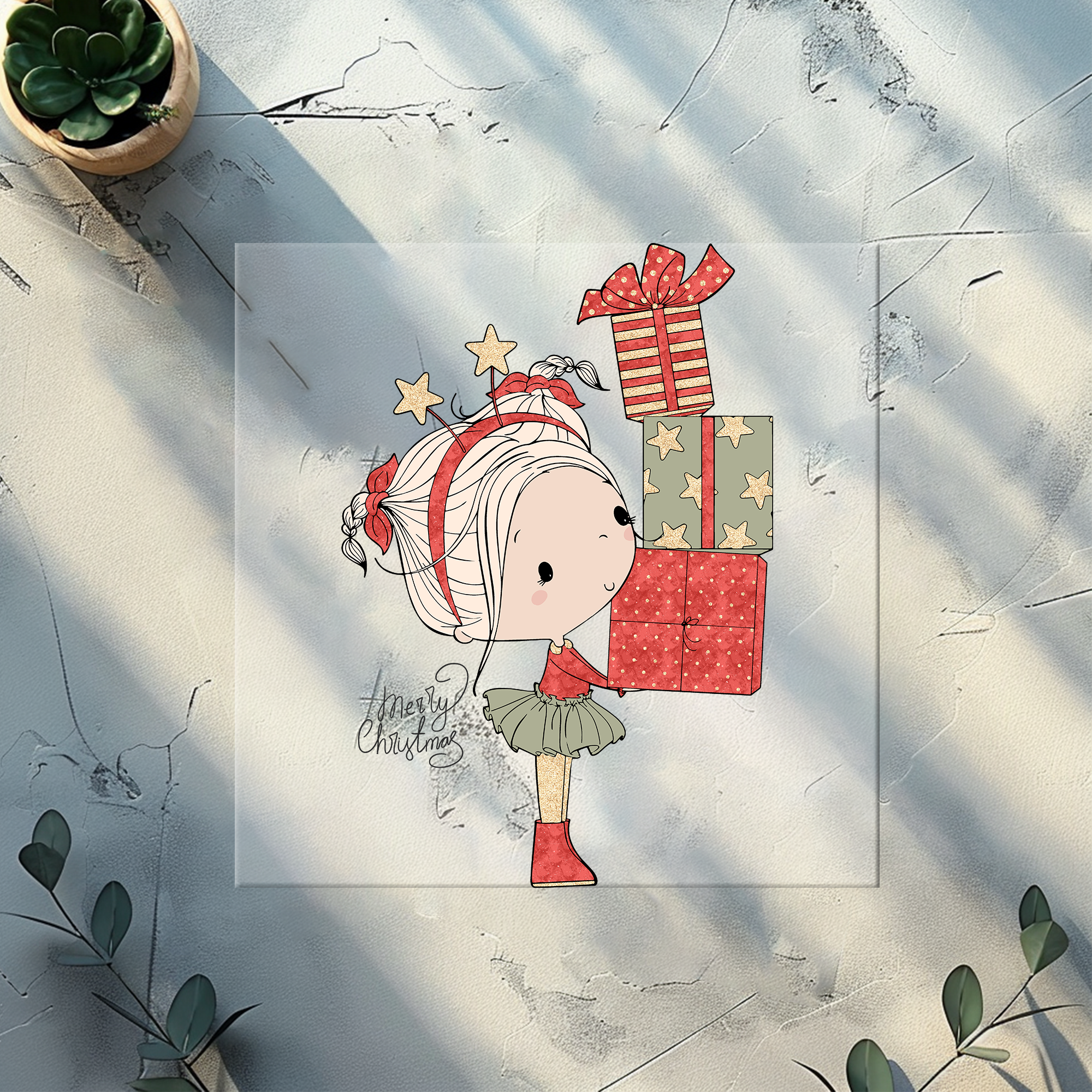 Bügelbild Merry Christmas - MX 1