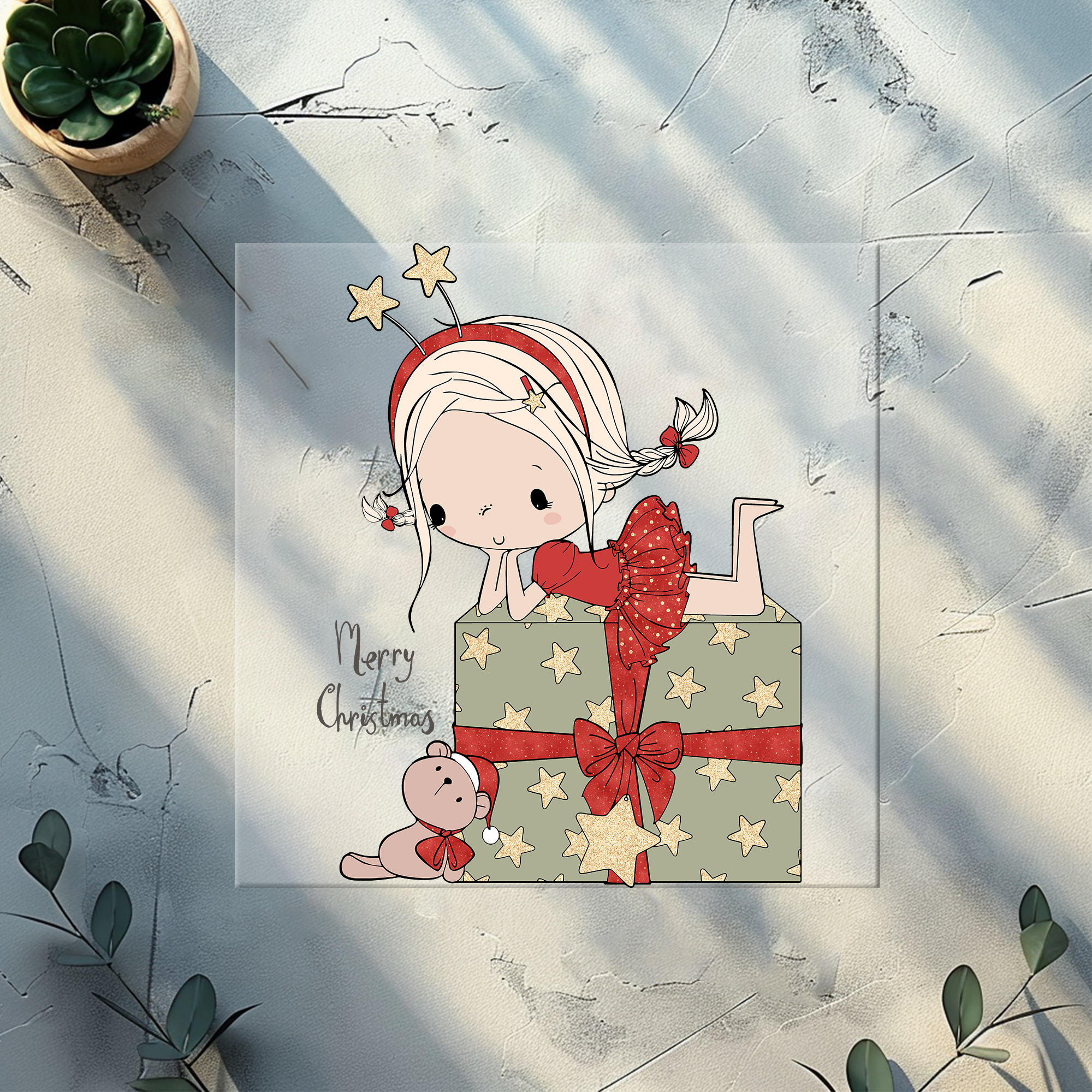 Bügelbild Merry Christmas - MX 2