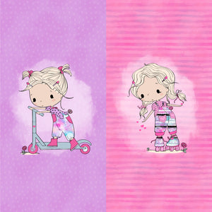 Stoffpaket B-Ware Rollergirl 2,5m *Jersey*