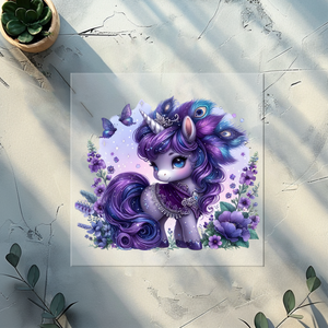 Bügelbild Pfau Unicorn- PU 5