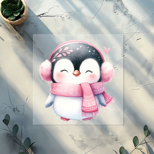 Bügelbild Pinguin