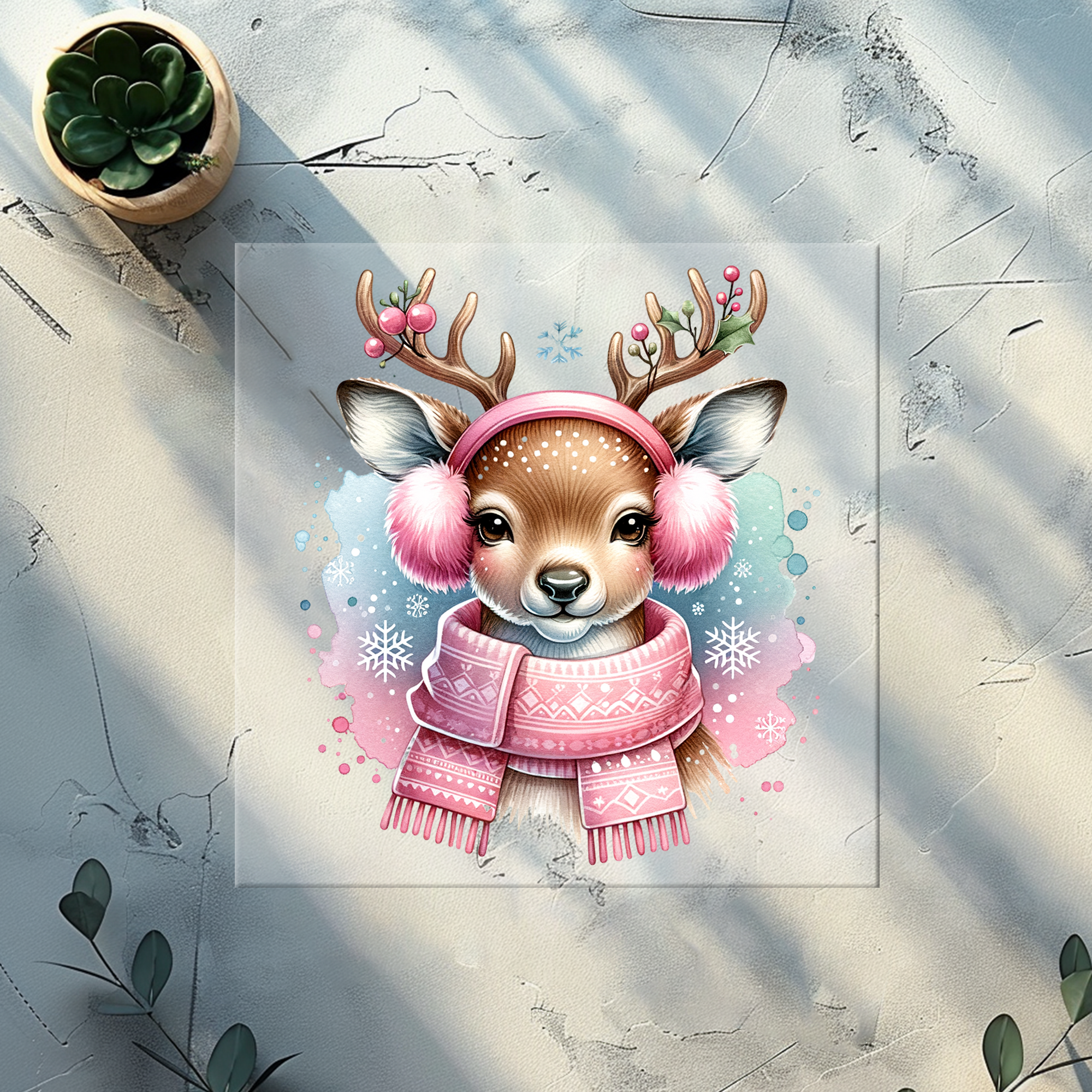 Bügelbild Pink Deer - PD 4