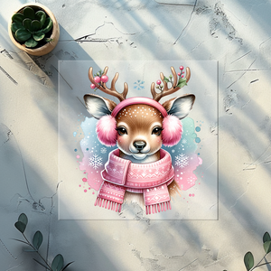 Bügelbild Pink Deer - PD 4