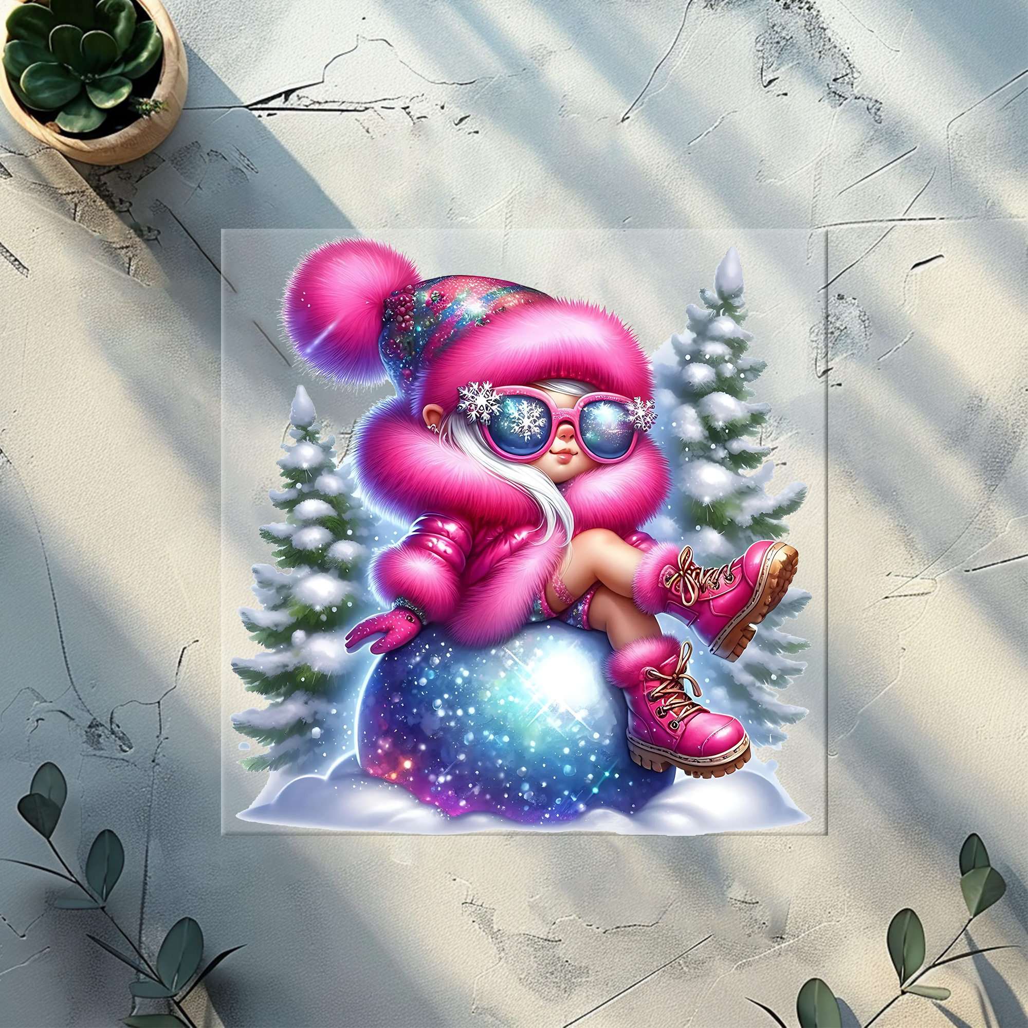 Bügelbild Pink Xmas - PXM 1