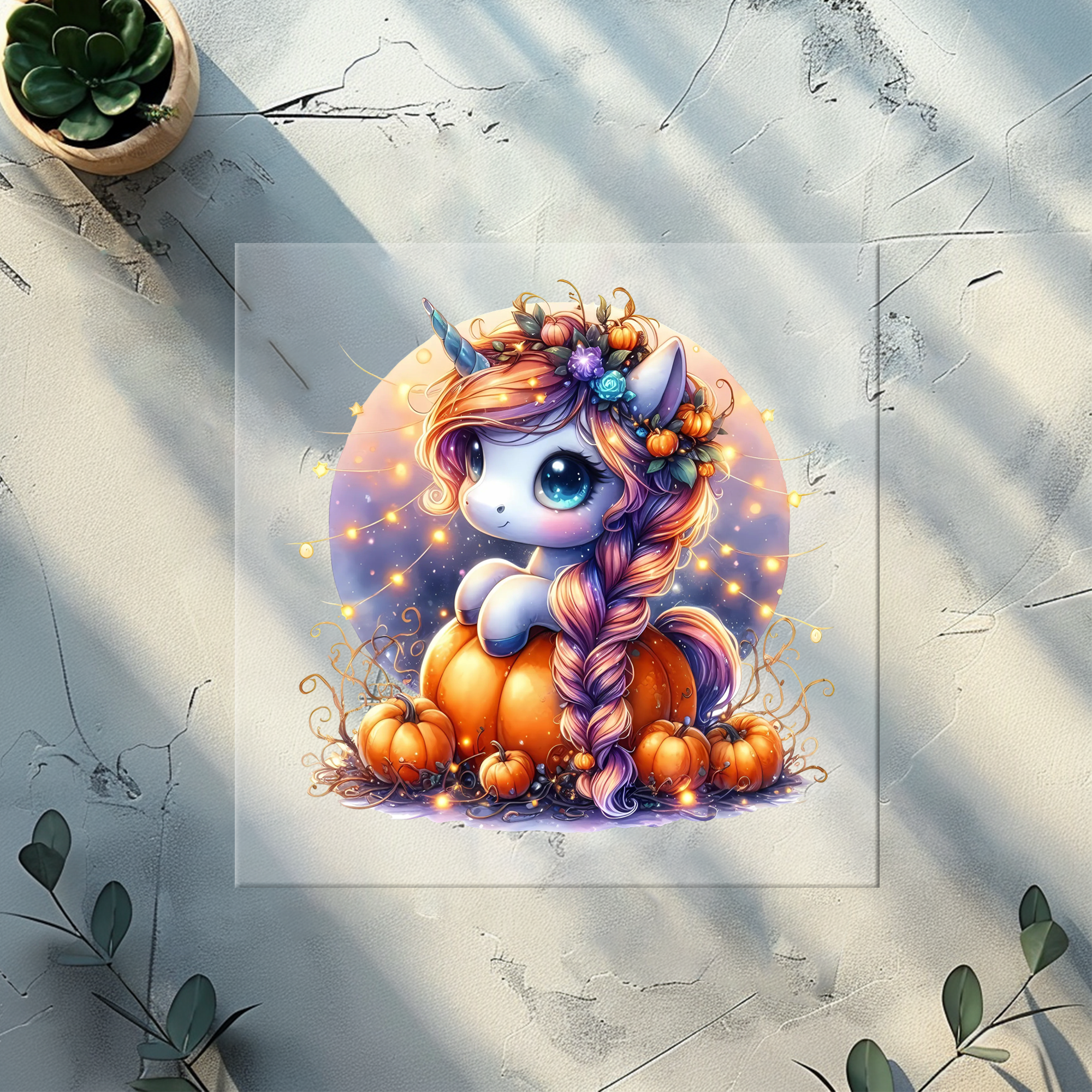 Bügelbild Pumpkin lila -PL 7