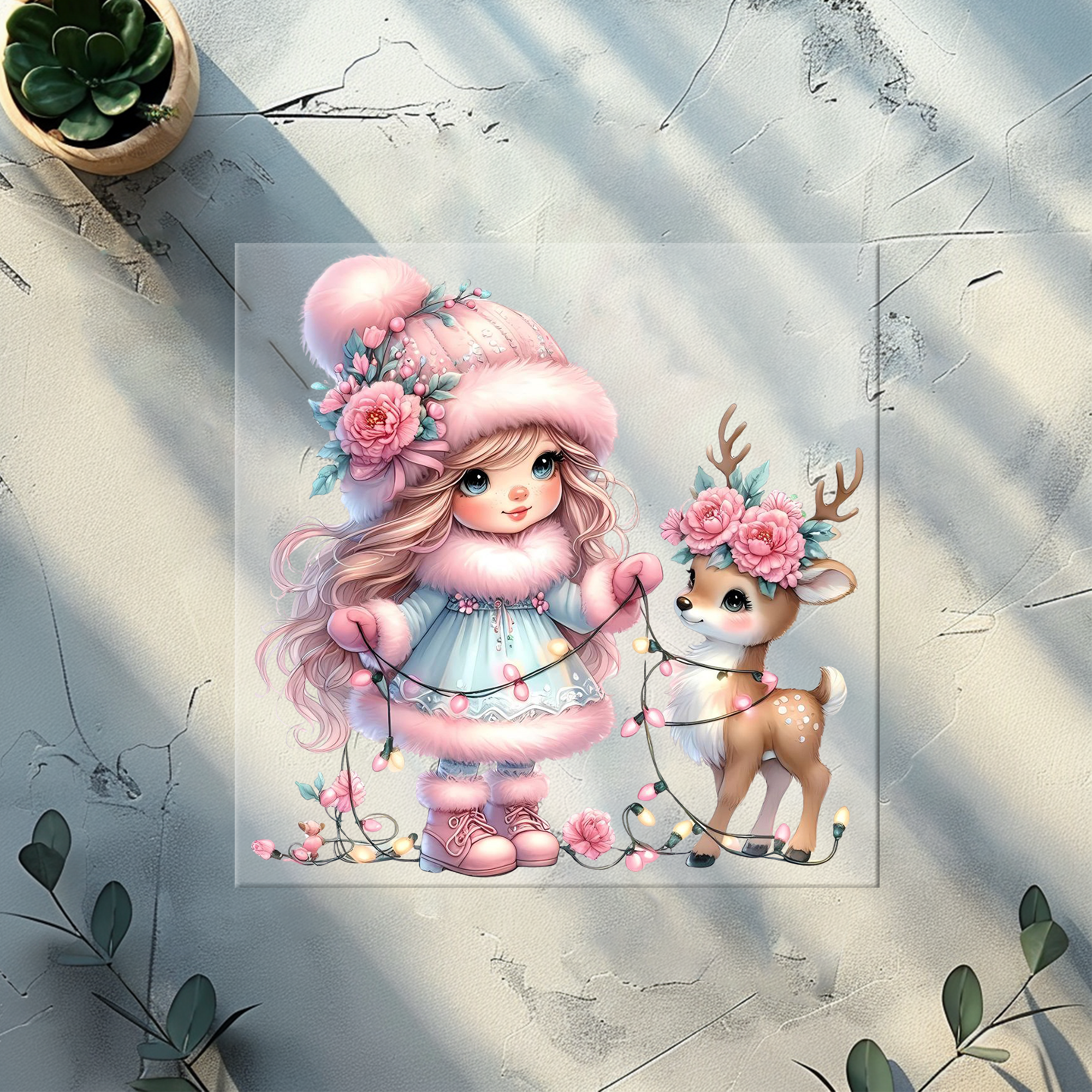 Bügelbild Pink Christmas - PX 2