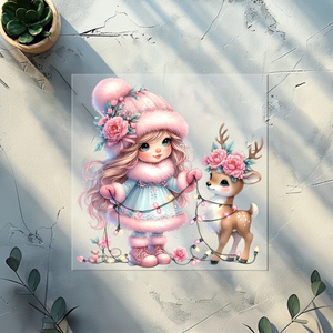 Bügelbild Pink Christmas - PX 2