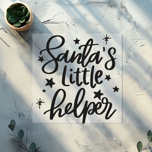 Bügelbild Santa's little helper