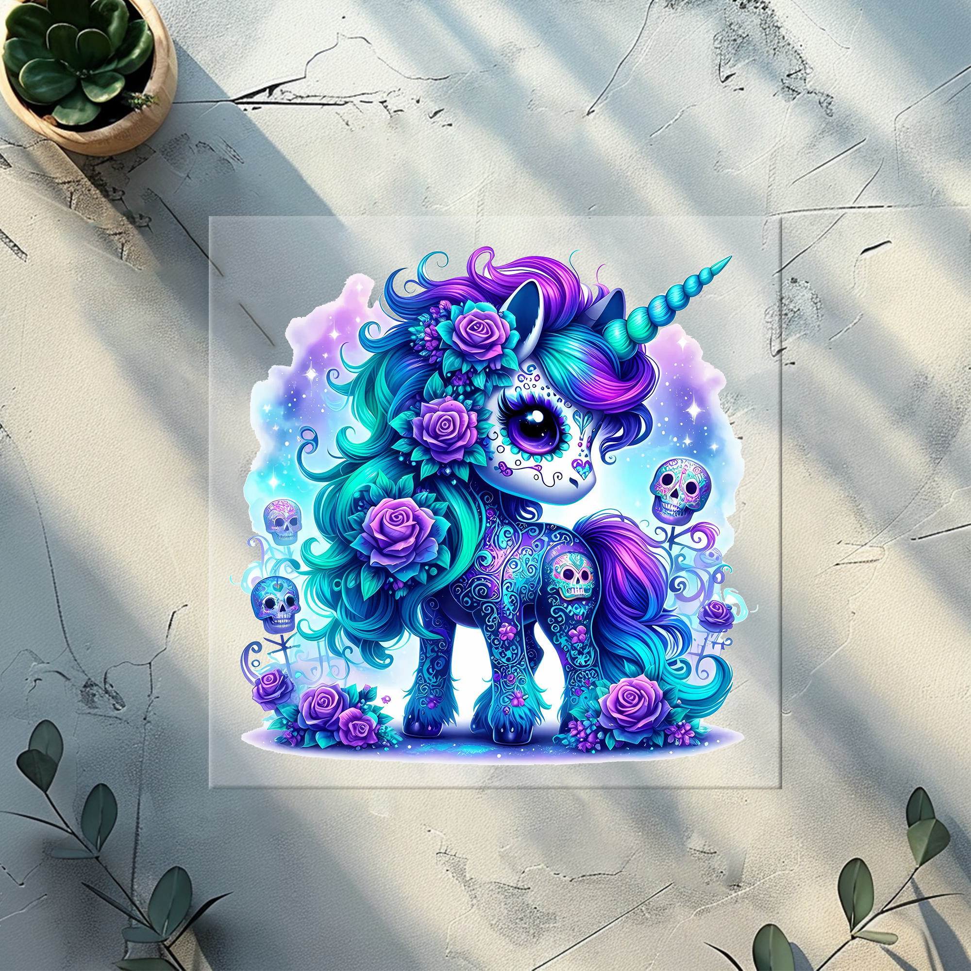 Bügelbild Spooky Unicorn - SU 1