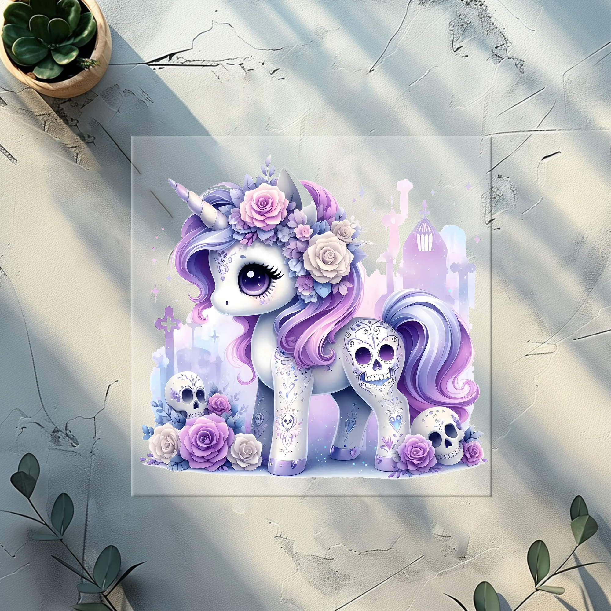 Bügelbild Spooky Unicorn - SU 6