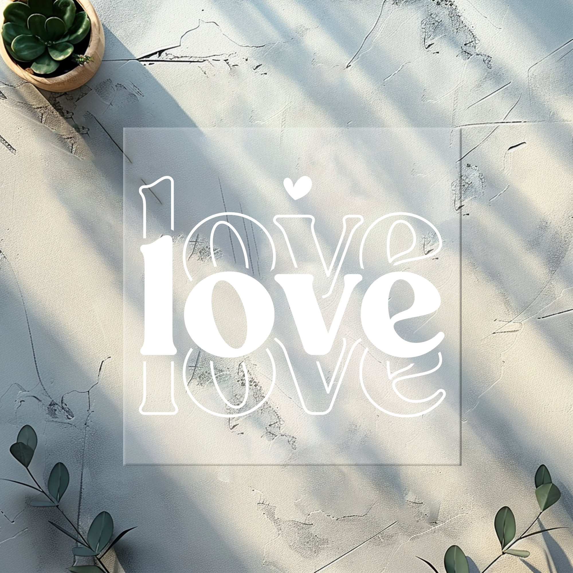 Bügelbild Love - LV 2