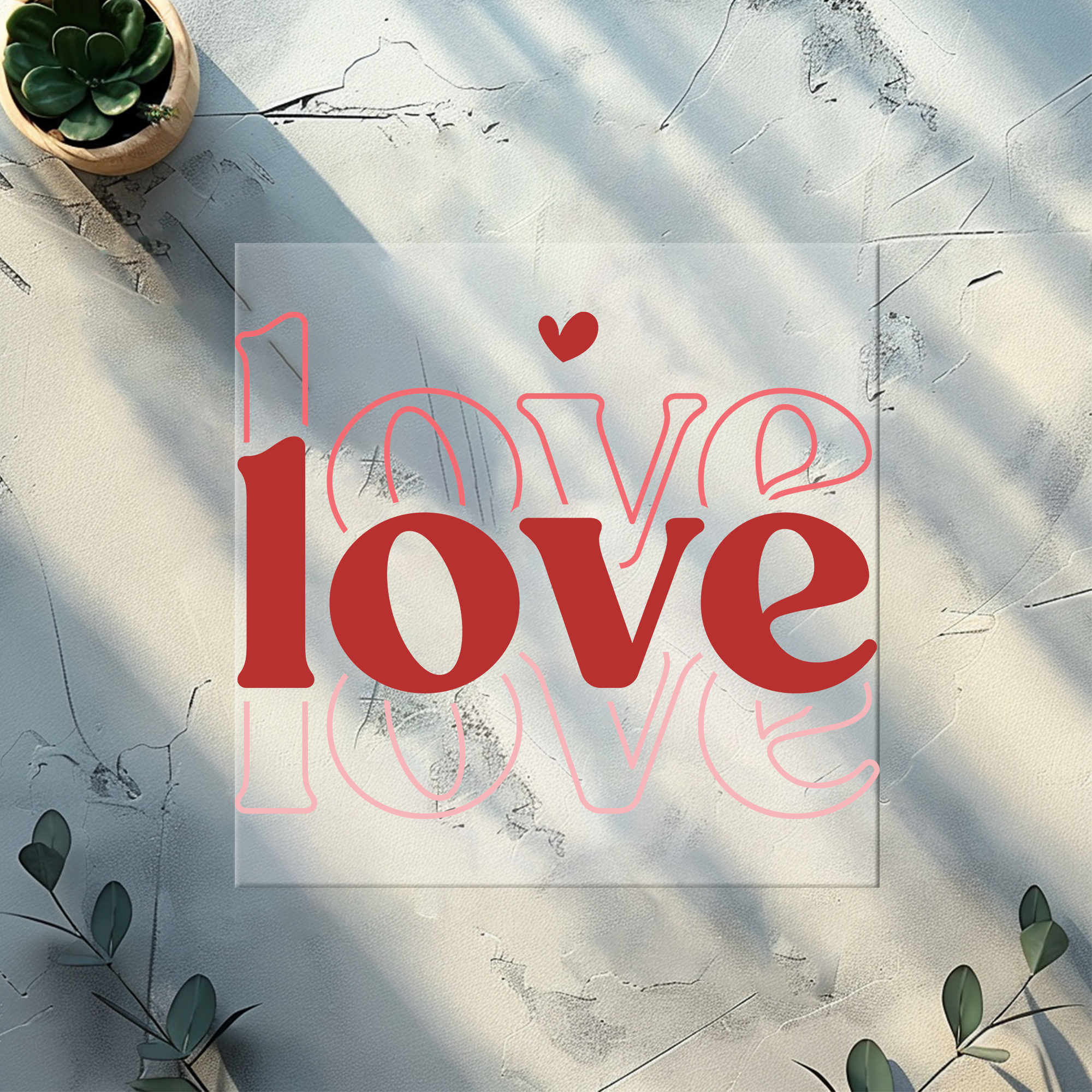 Bügelbild Love - LV 1