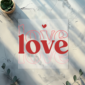 Bügelbild Love - LV 1
