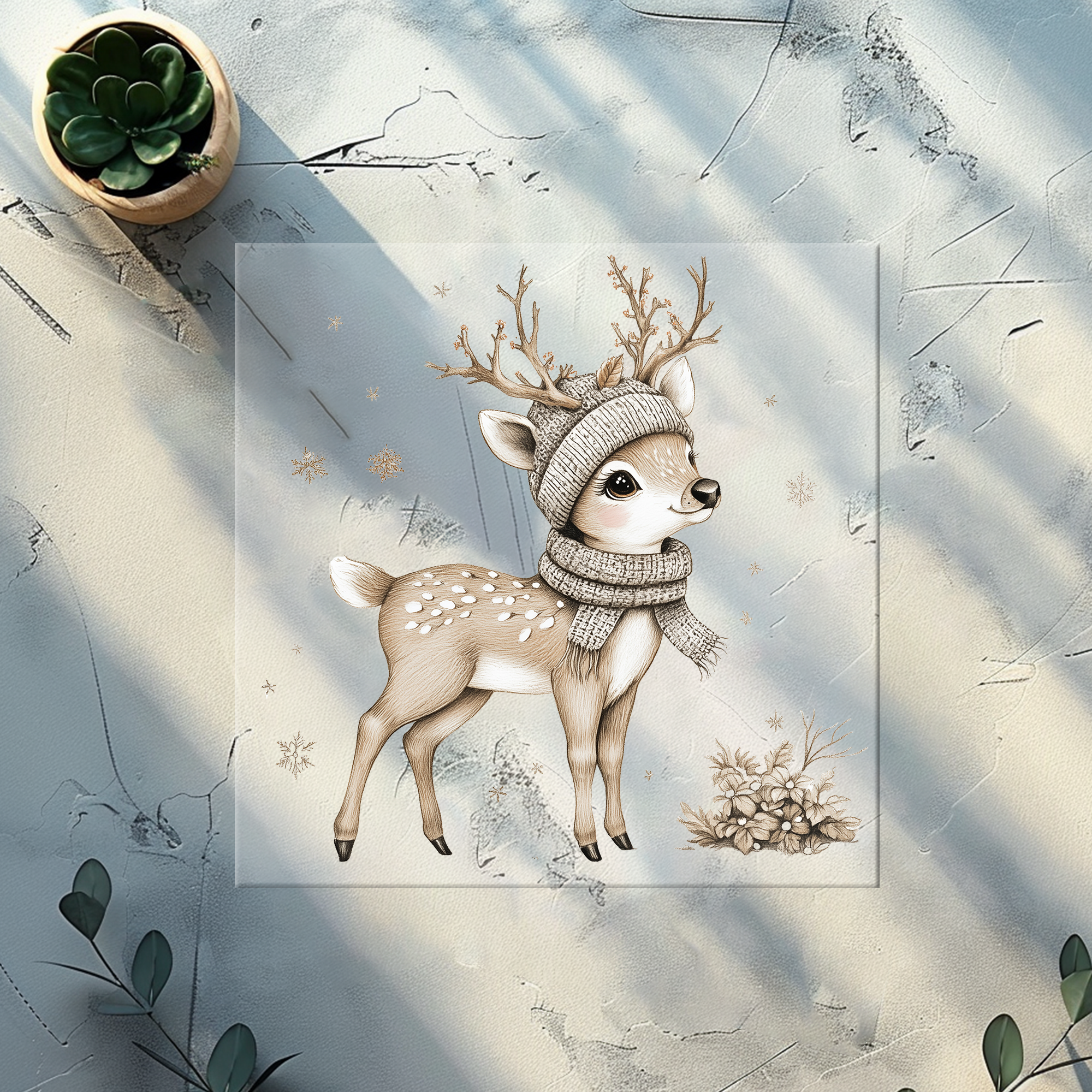 Lagerware Bügelbild Wintertiere - WT 12