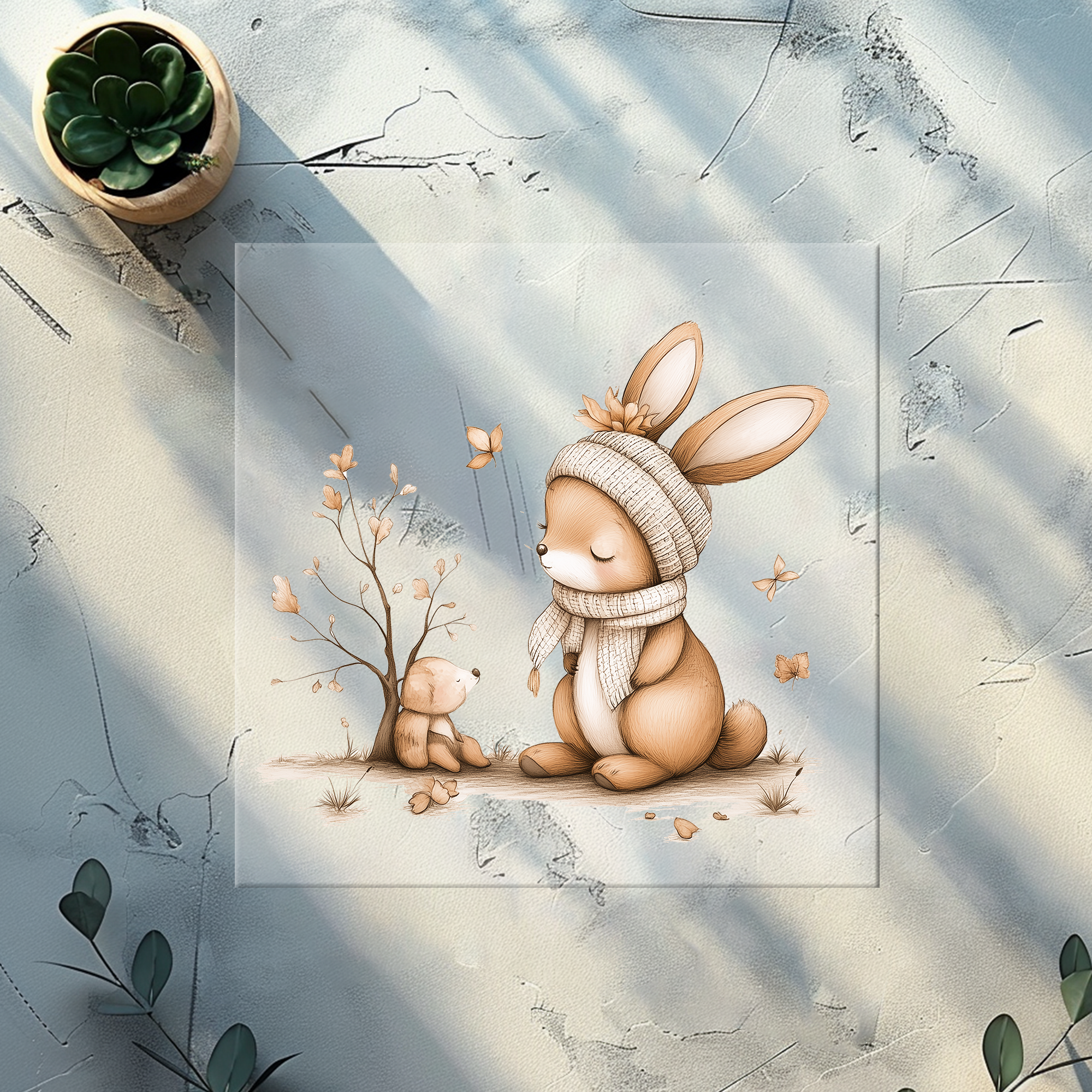 Lagerware Bügelbild Wintertiere - WT 3