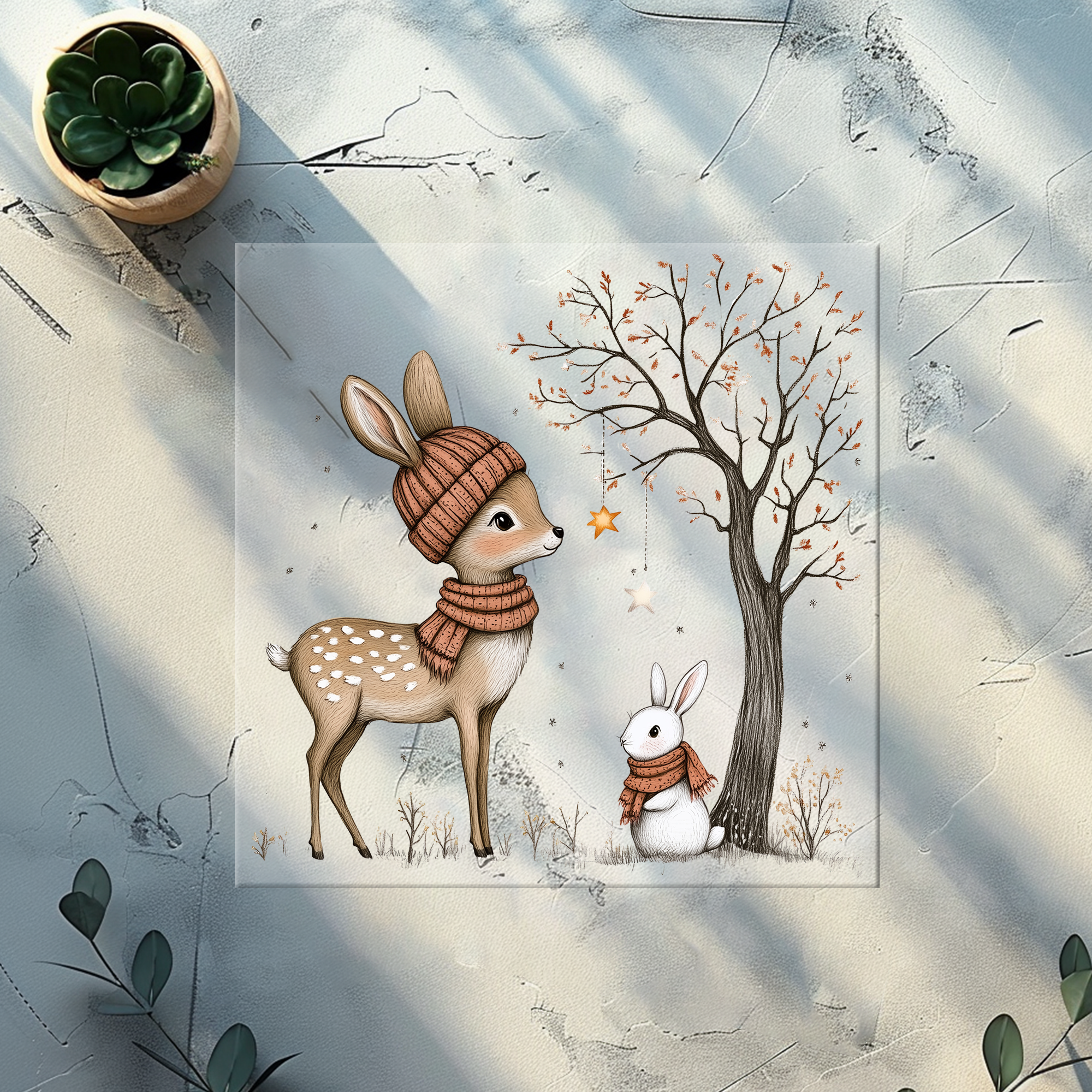 Lagerware Bügelbild Wintertiere - WT 9