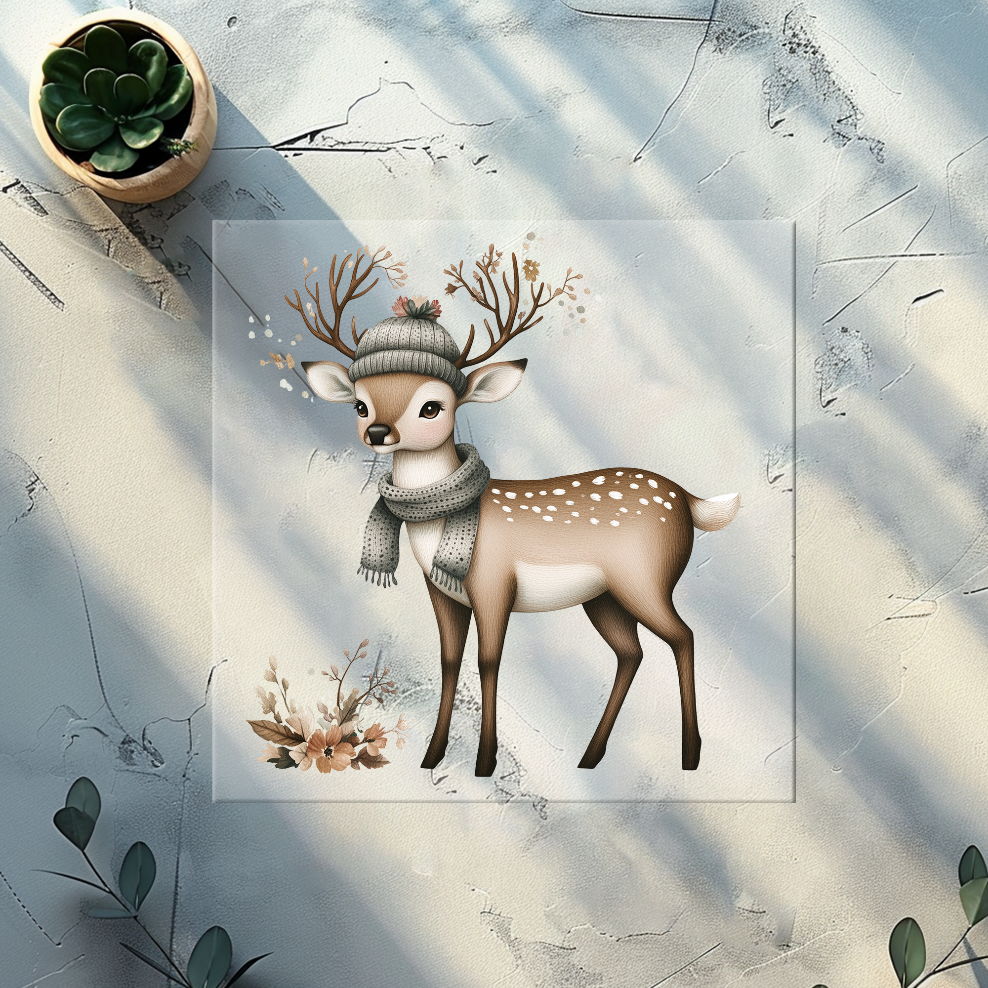 Lagerware Bügelbild Wintertiere - WT 1