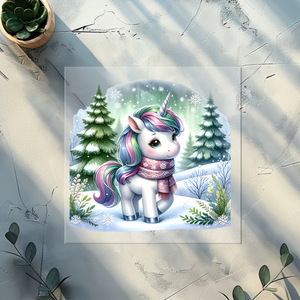 Bügelbild Winterunicorn- WU 5