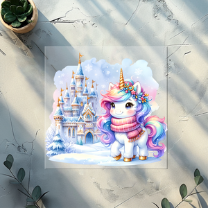 Bügelbild Winterunicorn- WU 7