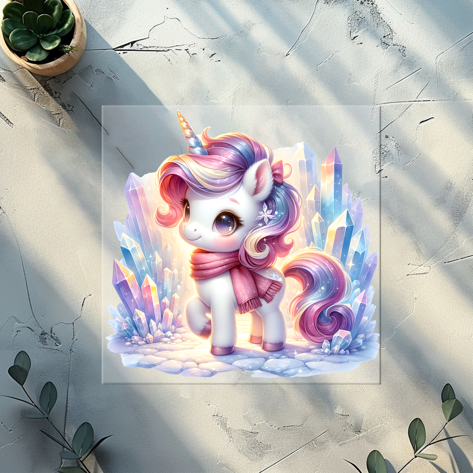 Bügelbild Winterunicorn- WU 4