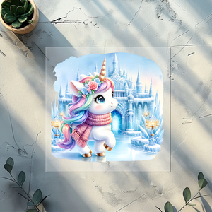 Bügelbild Winterunicorn- WU 6