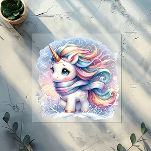 Bügelbild Winterunicorn- WU 8
