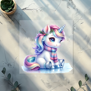 Bügelbild Winterunicorn- WU 4