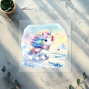 Bügelbild Winterunicorn- WU 1