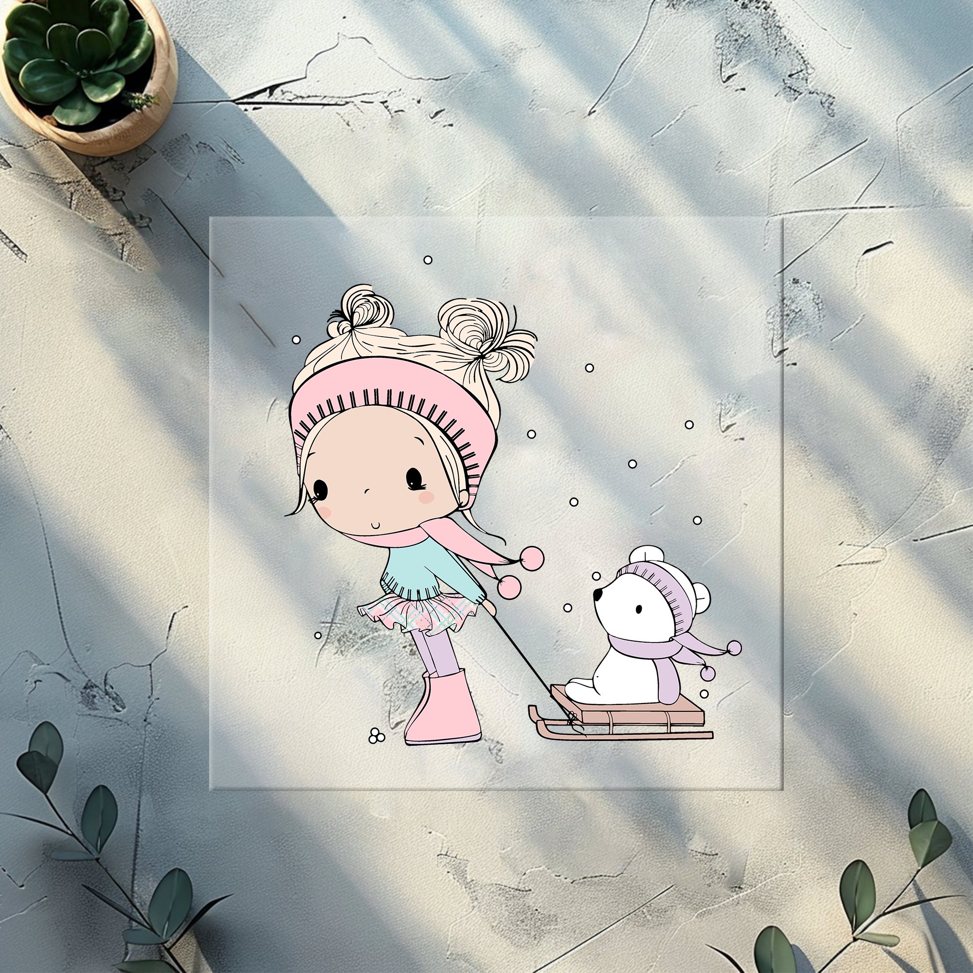 Bügelbild Winterliebe - WL 3