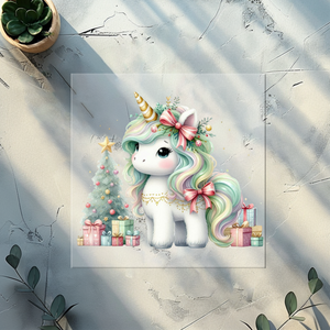 Bügelbild XMAS Unicorn- XU 2