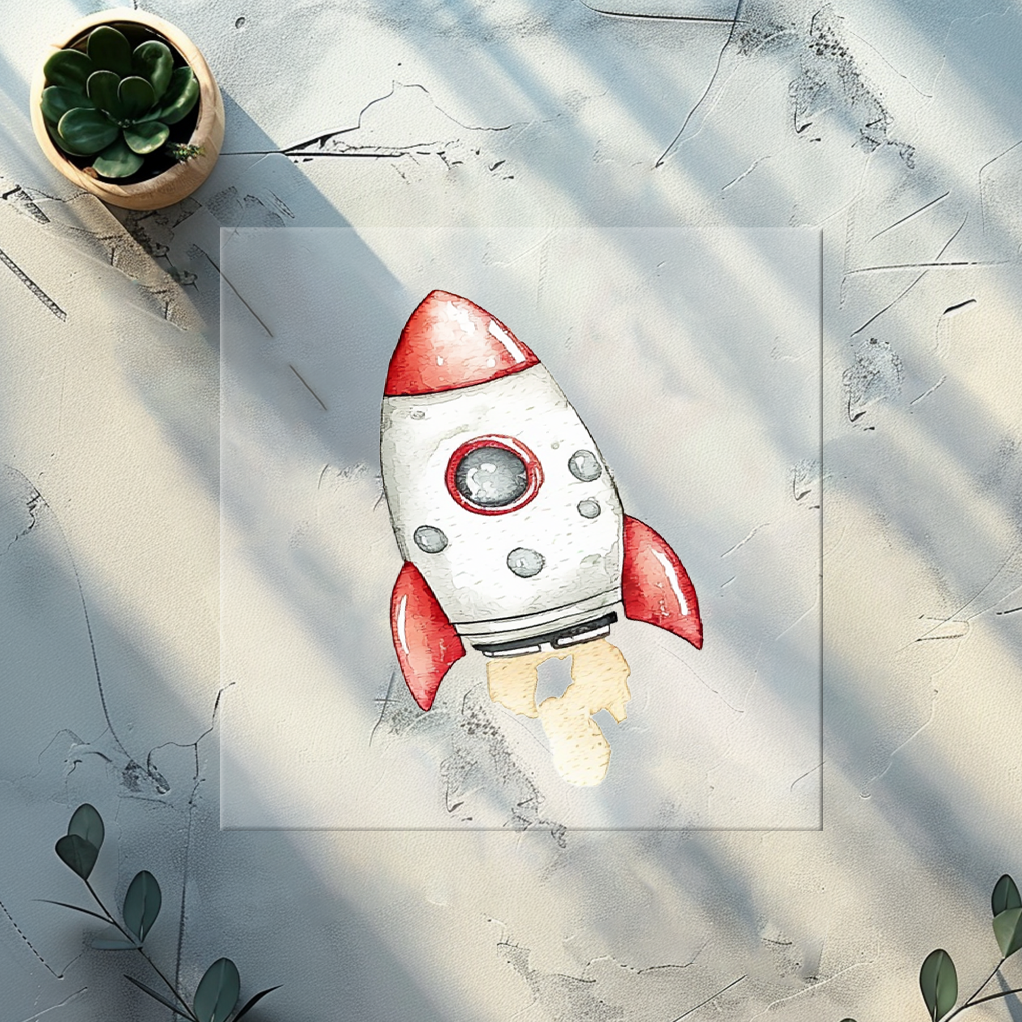 Lagerware Bügelbild Weltall - WA 1