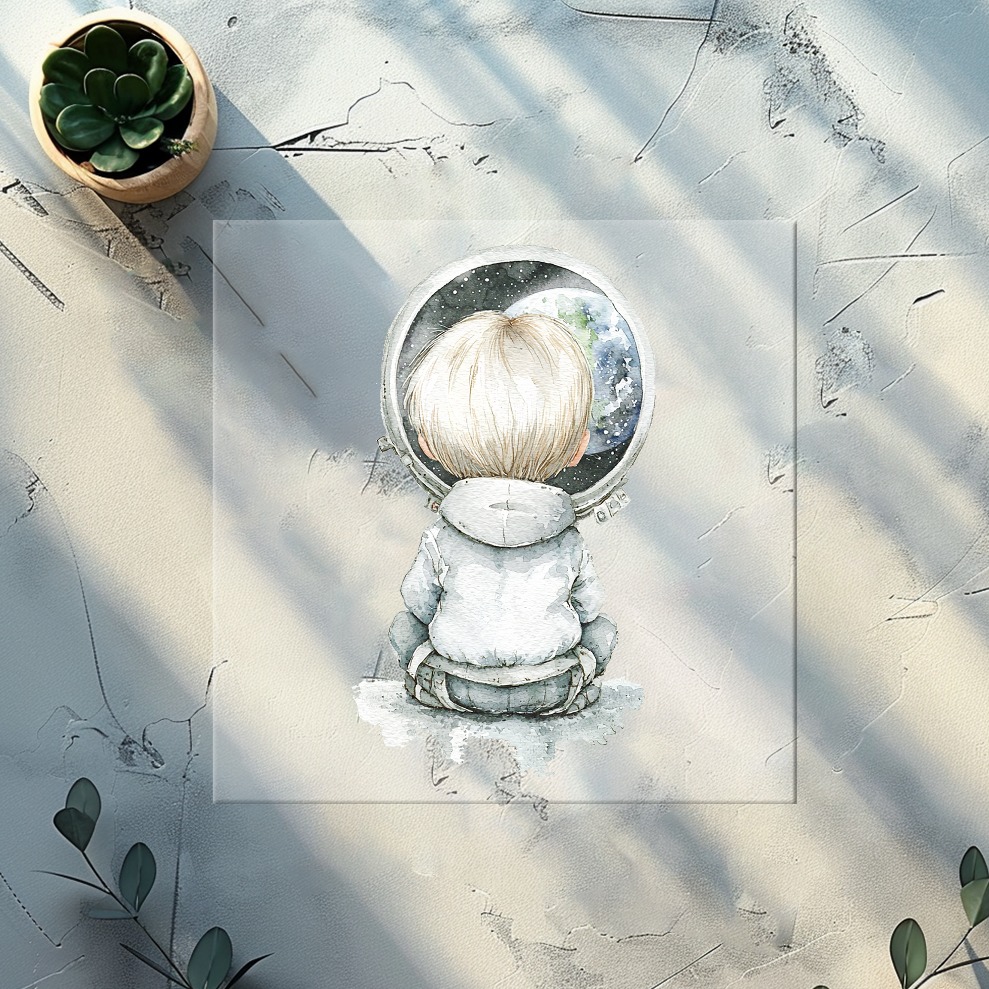 Lagerware Bügelbild Weltall - WA 4