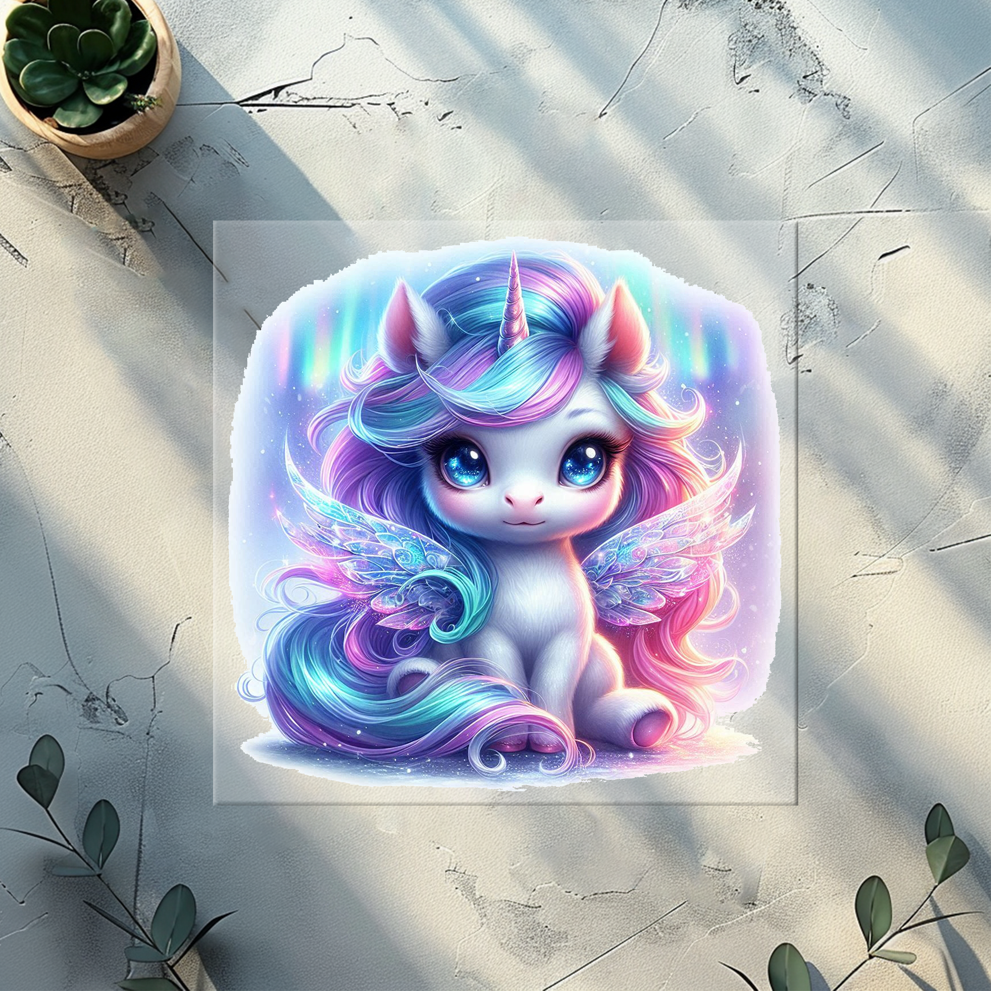 Bügelbild Winter Unicorn - WU 5