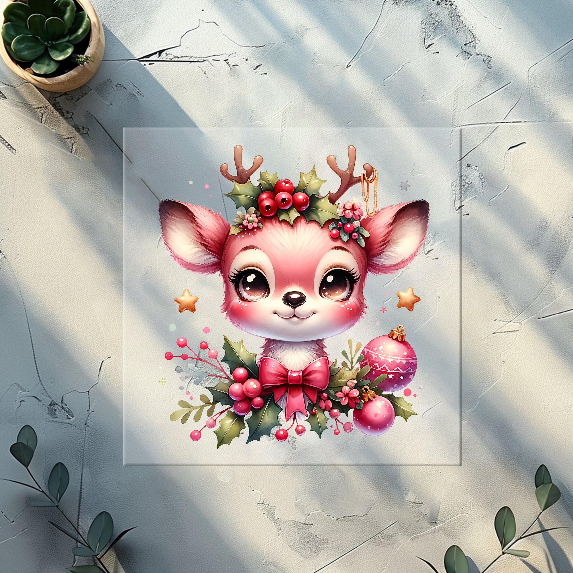 Bügelbild Pink Xmas - PXM 4