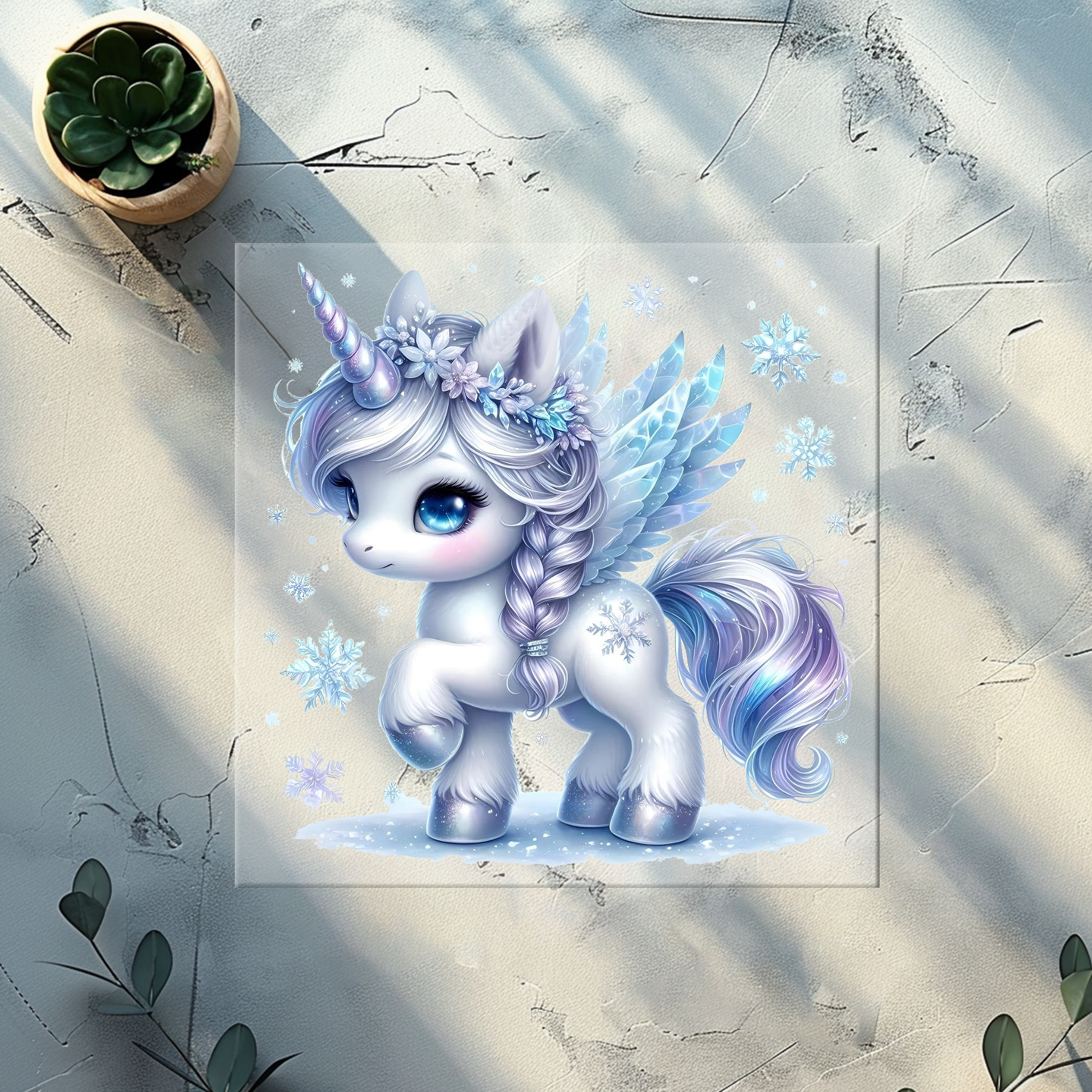 Lagerware Bügelbild Winterzauber - WZ 1