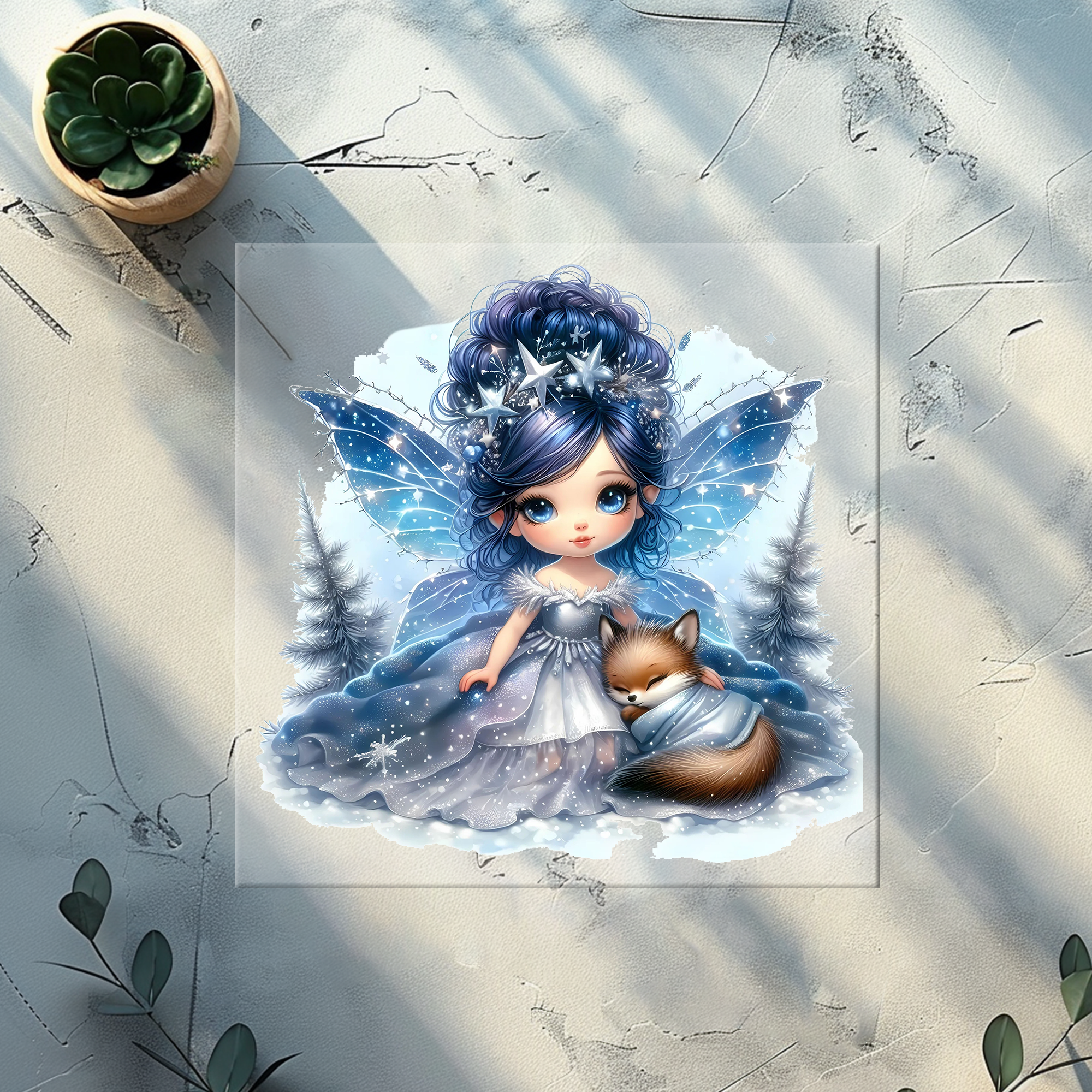 Bügelbild Blue Xmas - BX 3