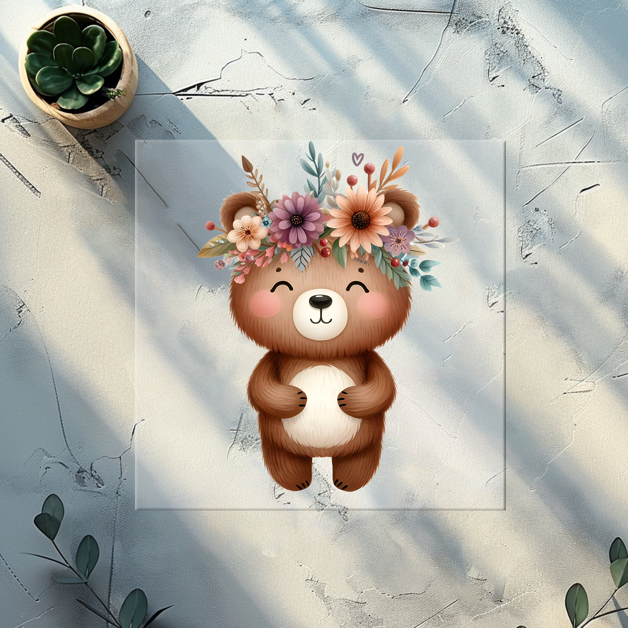 Lagerware Bügelbild Herbstfreunde- HF 2