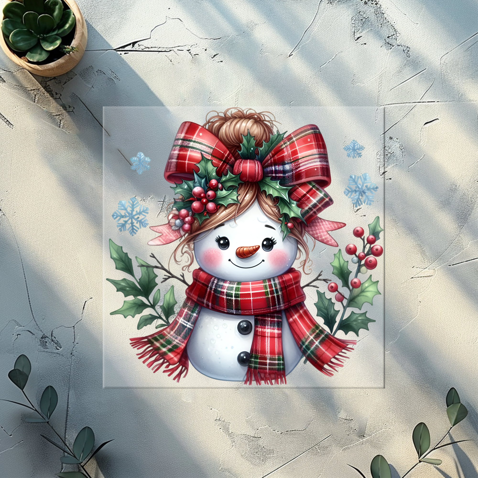 Bügelbild Schneemann - SN 2